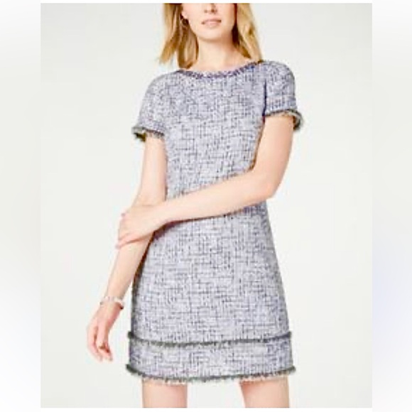 Adrianna Papell Dresses & Skirts - Adrianna Papell Tweed and tinsel mini dress size 14